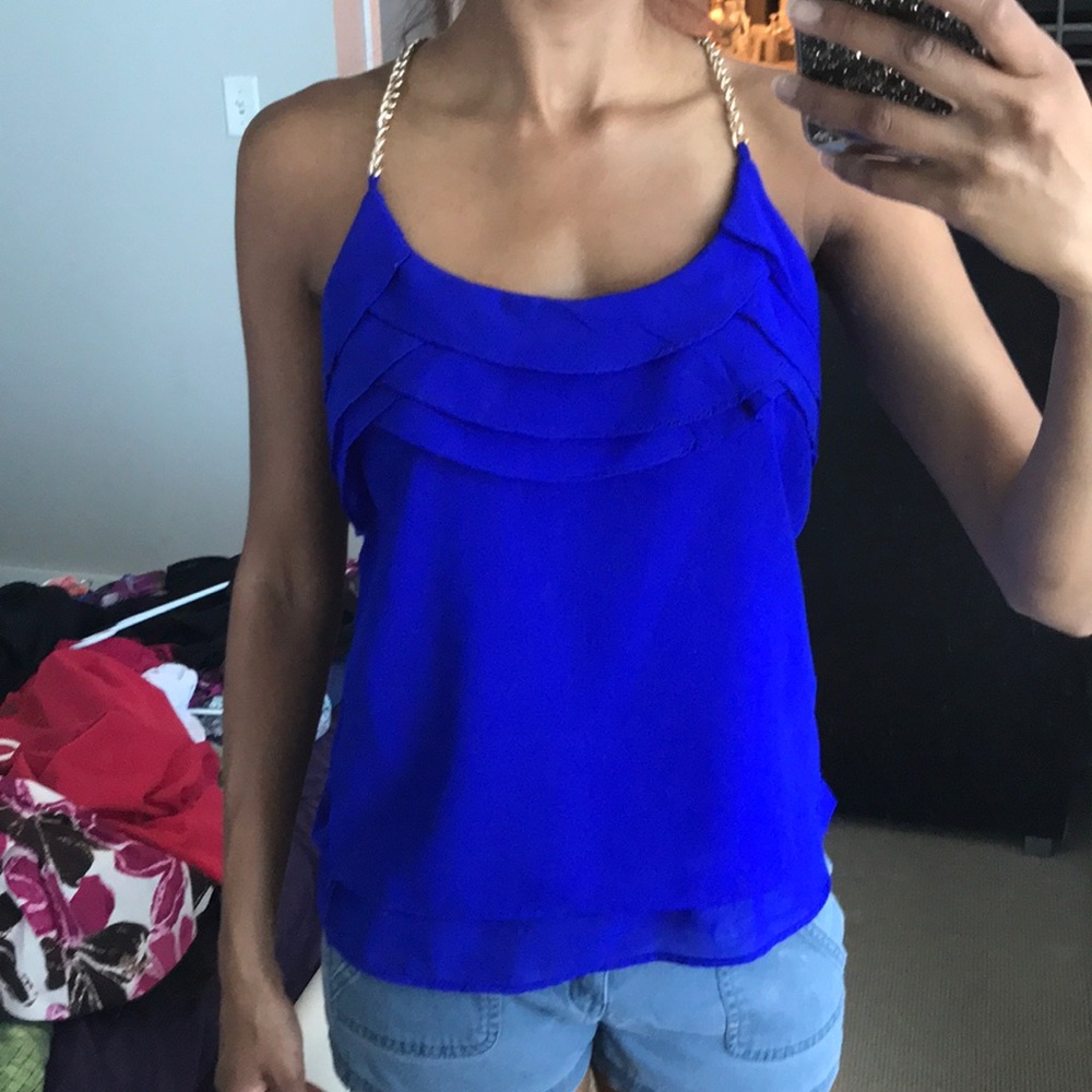 Royal Blue Top Size Small
